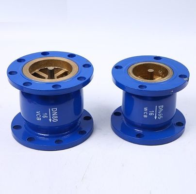 DN65 válvula de control silenciosa de hierro fundido para ahorrar energía en medios de agua y tamaño del puerto OEM