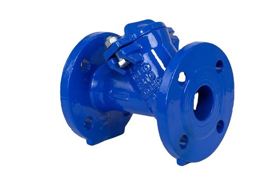 Válvula de verificación de acero inoxidable H44W-16P CF8M resistente a la temperatura para conexión con bridas
