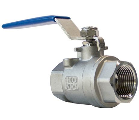 DN20-NPT 2PC válvula de bolas de acero inoxidable para el servicio posventa de apoyo
