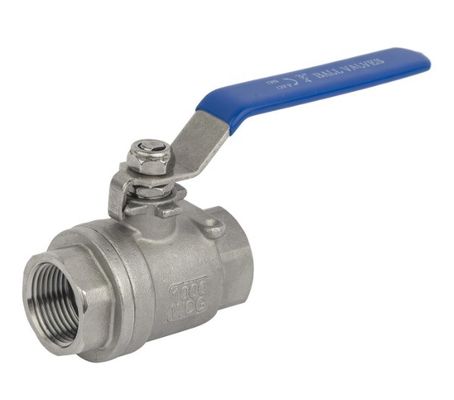 1/2/3PC válvula de bolas de acero inoxidable con instalación de tuberías y servicio postventa de apoyo