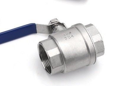 Estructura de seguridad válvula de bola de acero inoxidable con mango de acero personalizado