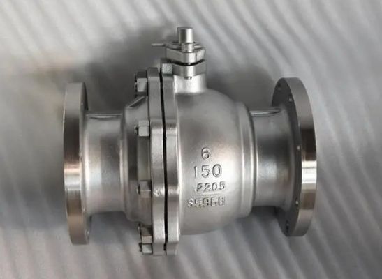Válvula de bolas de brida 2PC con características de actuador neumático/eléctrico