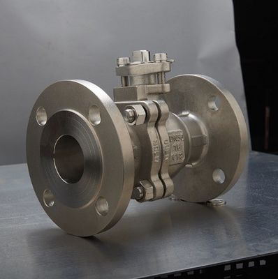 Válvula de bolas de brida 2PC con características de actuador neumático/eléctrico