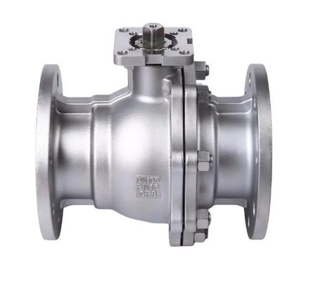 El gas de petróleo API6d de acero inoxidable, el gusano, el engranaje, la brida, el trunnion, la válvula de bola montada, clase 600
