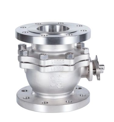 Válvula de bola de brida de acero inoxidable 304/316/CF8/CF8m DIN Pn40/Pn16/150lb personalizada