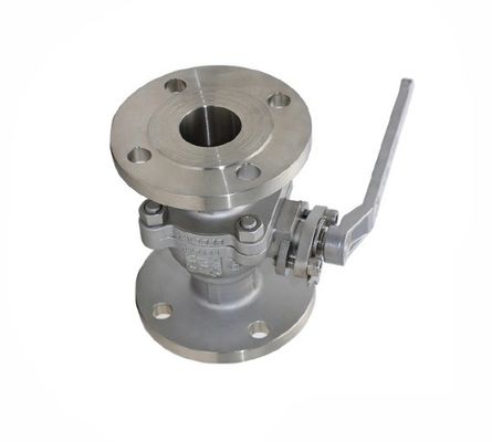 Válvula de bola de brida de acero inoxidable 304/316/CF8/CF8m DIN Pn40/Pn16/150lb personalizada