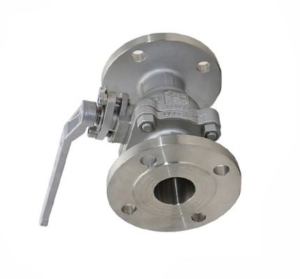 Válvula de bola de brida de acero inoxidable 304/316/CF8/CF8m DIN Pn40/Pn16/150lb personalizada