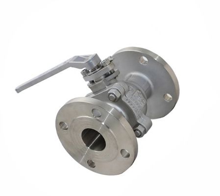 Válvula de bola de brida de acero inoxidable 304/316/CF8/CF8m DIN Pn40/Pn16/150lb personalizada