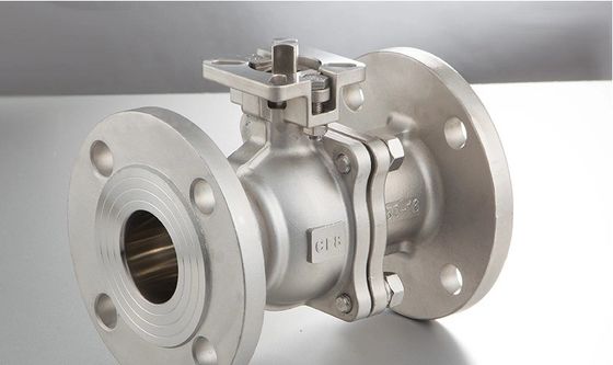 Válvula de bola de brida de acero inoxidable 304/316/CF8/CF8m DIN Pn40/Pn16/150lb personalizada