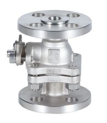 Dn15-200 WCB SS201 SS304 SS316 válvula neumática de bolas de agua con estructura de parada