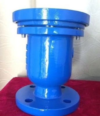 Válvula de ventilación de escape de aire de una sola bola con estructura y diafragma con bridas