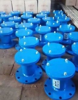 Válvula de ventilación de escape de aire de una sola bola con estructura y diafragma con bridas