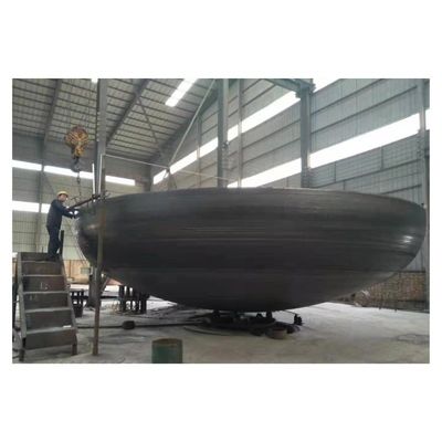 Tanque de fondo hemisférico con extremos esféricos personalizados y fondo de material revestido