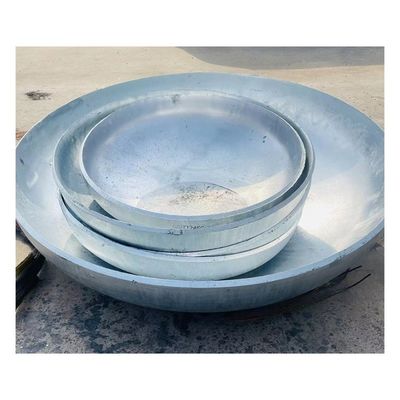 Certificado completo para la cabeza de media esfera cabeza de plato elíptica extremo de plato de acero carbono