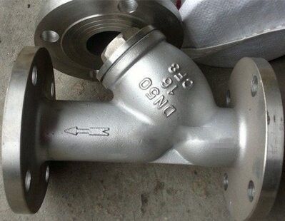 Desagüe suave ANSI ASTM de acero inoxidable Y colador con soporte de servicio postventa