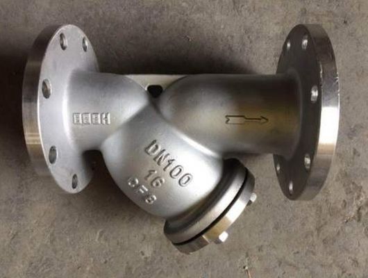 Estripador con extremos de flancos de acero inoxidable duplex fundido tipo Y personalizado para el tratamiento del agua