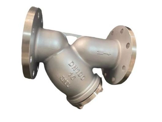 OEM Port Size Flange de filtro de acero inoxidable Y estirador con diseño general y flange