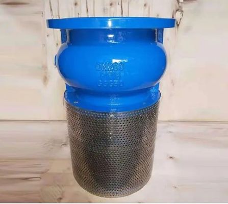 Servicio personalizado WCB Valva de pie de extremo con brida de hierro fundido para un control duradero y fluido