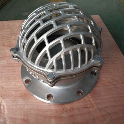 Funcionamiento y soporte fiables de la válvula de pie de extremo de flexión de hierro fundido para uso naval