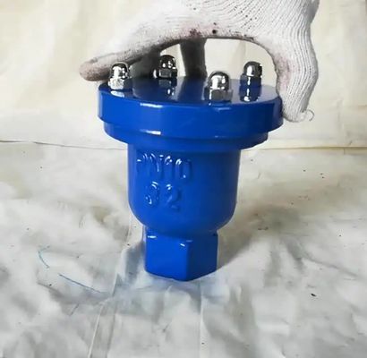 Válvula de ventilación de aire atornillada con válvula de liberación de aire de orificio único personalizada y excelente