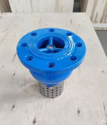 Válvula de liberación de aire de orificio único ISO/DIN/BS para agua de hierro fundido flexible con flancos Pn16
