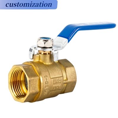 Válvula de bola de acero inoxidable de 2 PC para medios de temperatura normal en entornos industriales