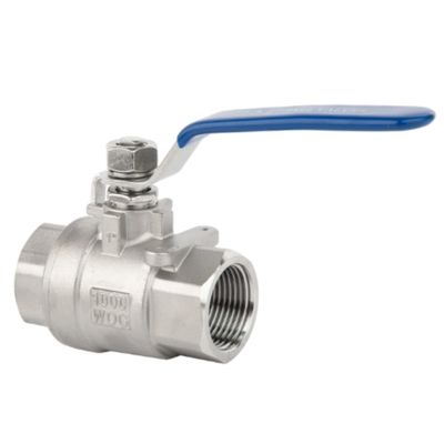 Las válvulas de bola de acero inoxidable 2PC de SS 304ss 316ss para industrias pesadas