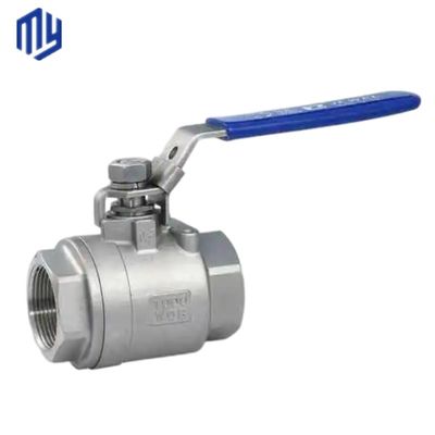 Las válvulas de bola de acero inoxidable 2PC de SS 304ss 316ss para industrias pesadas