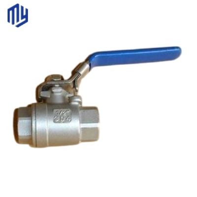 Válvula de bola de acero inoxidable de 2PCS 3PC para control de agua
