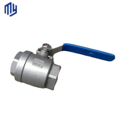 Válvula de bola de acero inoxidable de 2PCS 3PC para control de agua