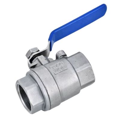 Válvula de bola de acero inoxidable personalizada 2PC Ss válvulas industriales roscadas para agua de gas óleo