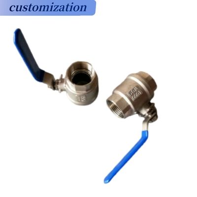 Válvula de bola de acero inoxidable personalizada 2PC Ss válvulas industriales roscadas para agua de gas óleo