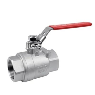 Verifique la estructura de las válvulas de bolas de acero inoxidable de 2 PC de 4 pulgadas para aplicaciones sanitarias