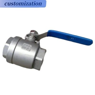 Verifique la estructura de las válvulas de bolas de acero inoxidable de 2 PC de 4 pulgadas para aplicaciones sanitarias