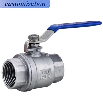 Verifique la estructura de las válvulas de bolas de acero inoxidable de 2 PC de 4 pulgadas para aplicaciones sanitarias