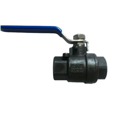 2PCS de acero inoxidable con rosca válvula de bola Q41F personalizada para medios de temperatura normal