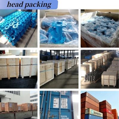 Media de agua DN50-16P de acero inoxidable válvula de puerta abierta con brida estándar china
