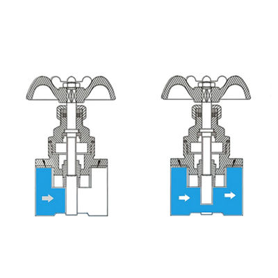 LIRLEE Válvula de control de agua duradera con extensión del tallo de la rueda de mano Kuningan de bronce
