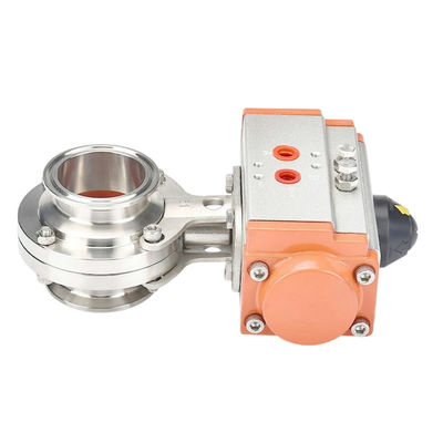 Operación manual Tipo de abrazadera neumática de acero inoxidable 304