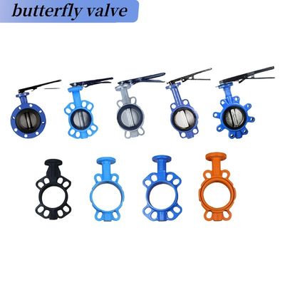 Baja temperatura de los medios eléctricos con flancos ventilados válvula de mariposa con excelente