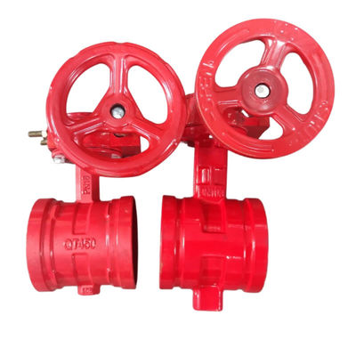 Medios de gas sello blando con ranuras válvula de turbina mariposa D381X hidráulica