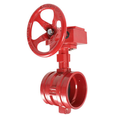 Medios de gas sello blando con ranuras válvula de turbina mariposa D381X hidráulica