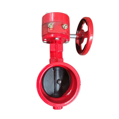 Medios de gas sello blando con ranuras válvula de turbina mariposa D381X hidráulica
