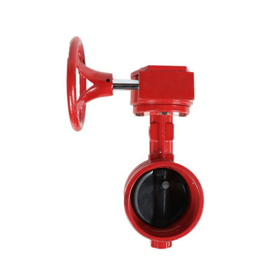 Clampada de sellado suave de medios de gas tipo D381X-16Q válvula de mariposa de ranura de turbina para industria